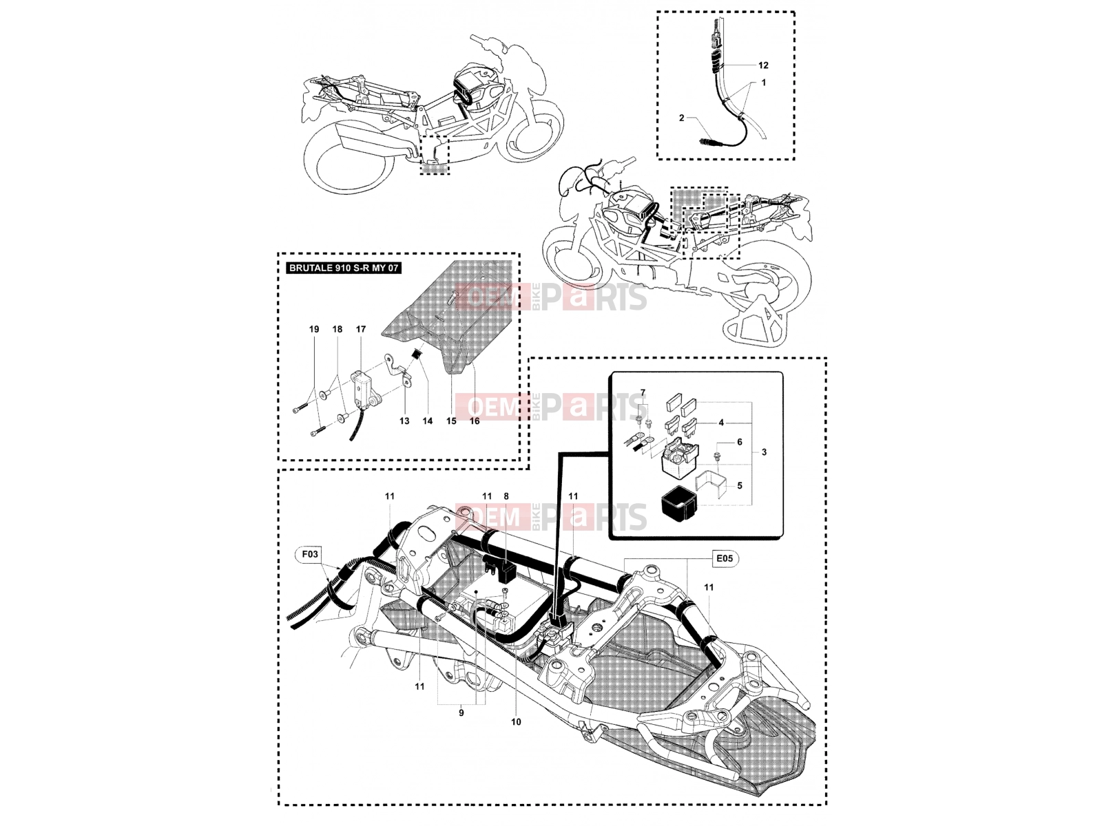 MV Agusta Brutale 910 S Battery - Startrelay