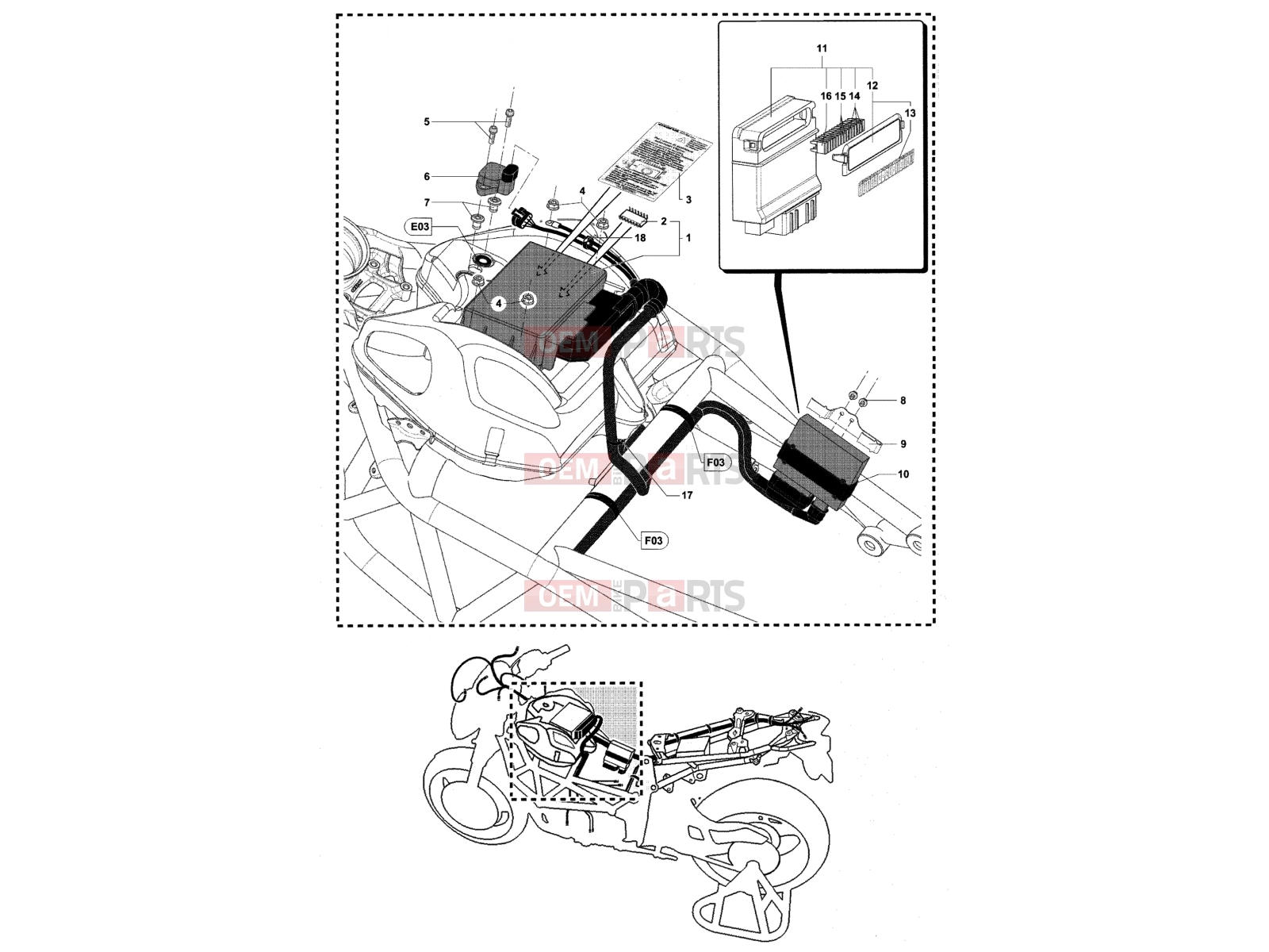 MV Agusta Brutale 910 S ECU - SPU