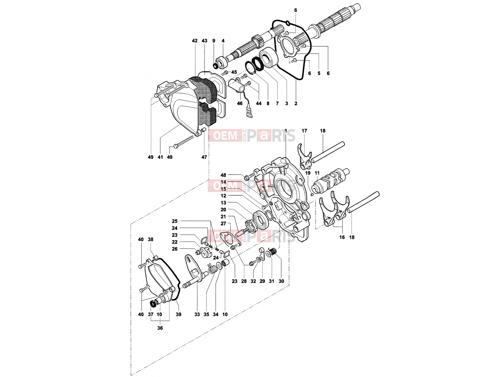 MV Agusta Brutale 910 R Gear Selector Assy