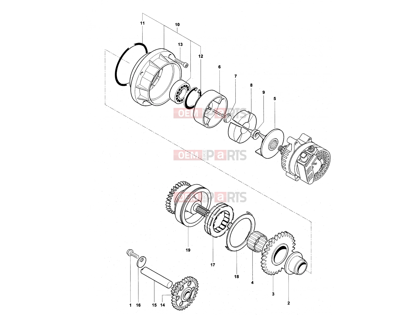 MV Agusta Brutale 989 Starting System