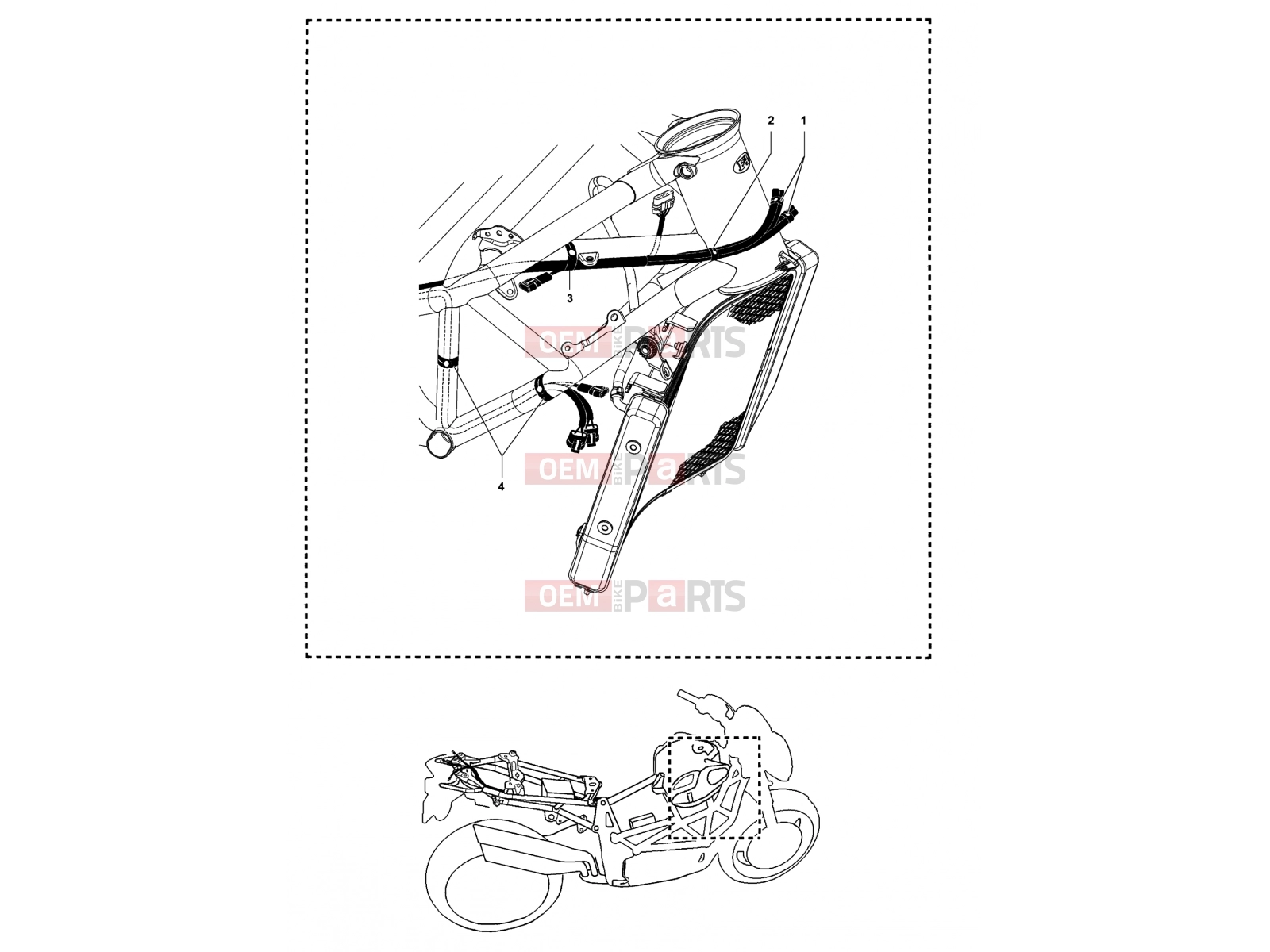 MV Agusta Brutale 1078 RR Electric System 2