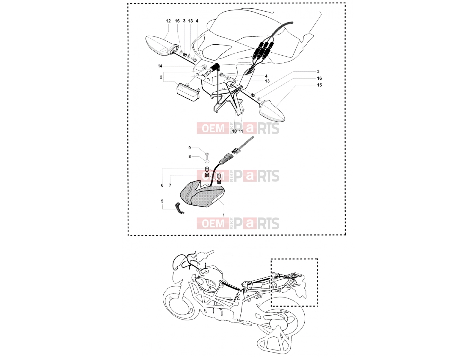 MV Agusta Brutale 920 Taillight - Indicators