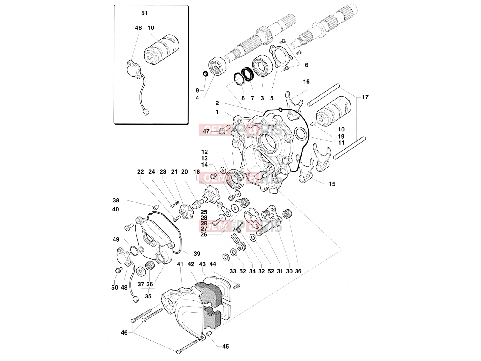 MV Agusta Brutale 920 Gear Selector Assy