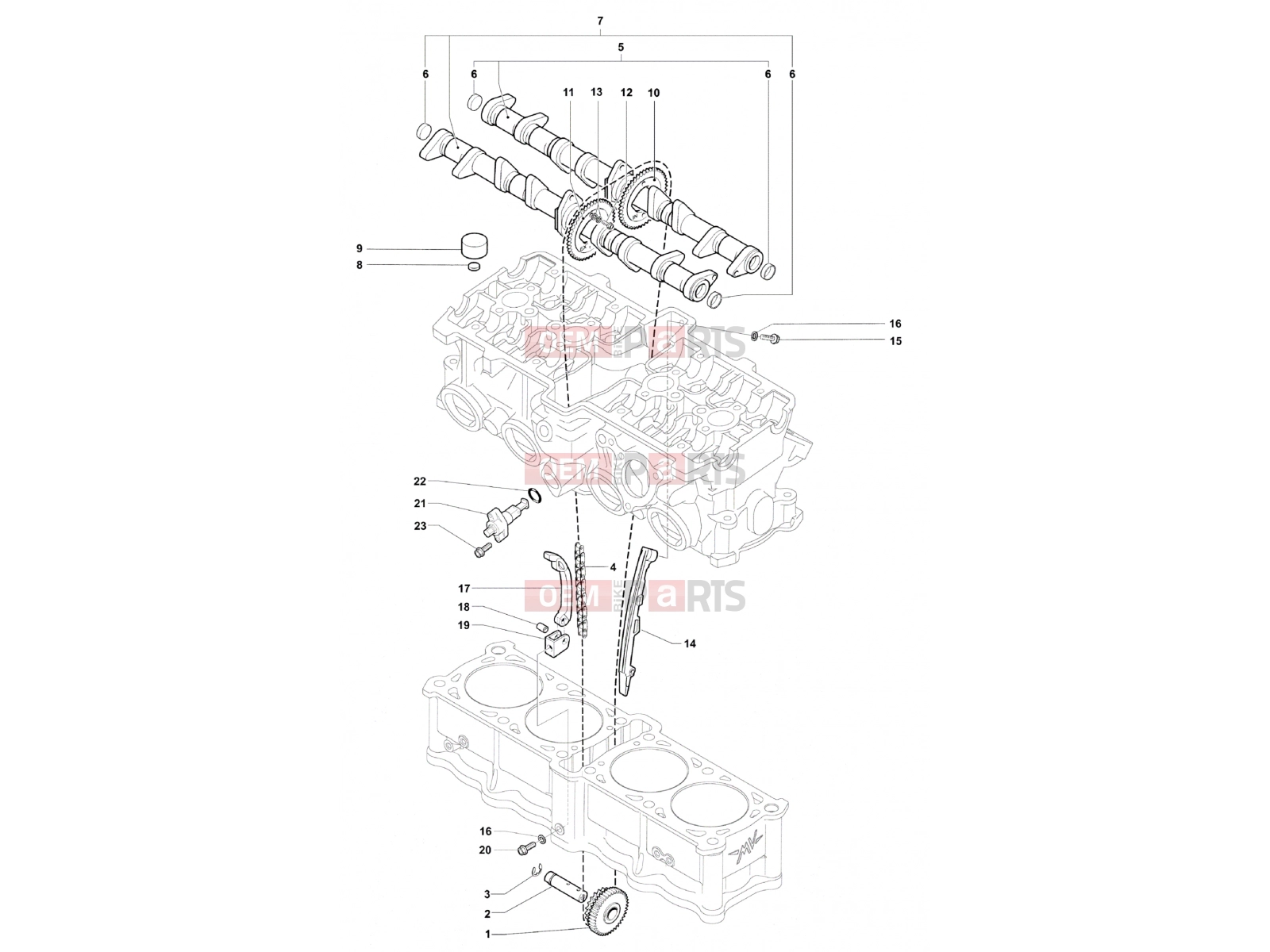 MV Agusta Brutale 990 R Timing System