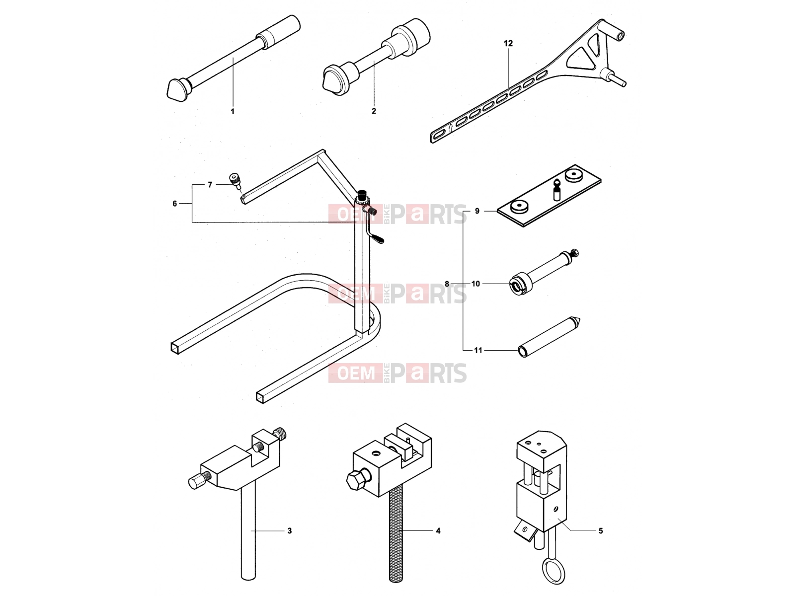 MV Agusta Brutale 990 R Service Tools Frame 2