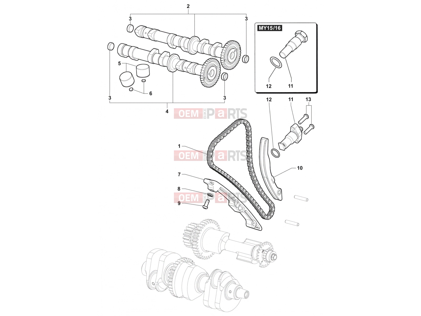 MV Agusta F3 800 Timing System