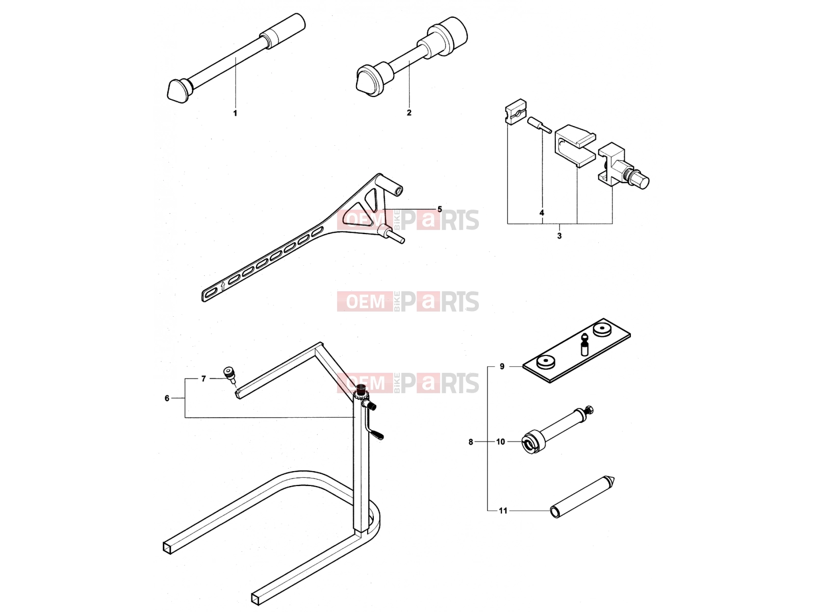 MV Agusta 2003 F4 750 SPR Service Tools Frame 2