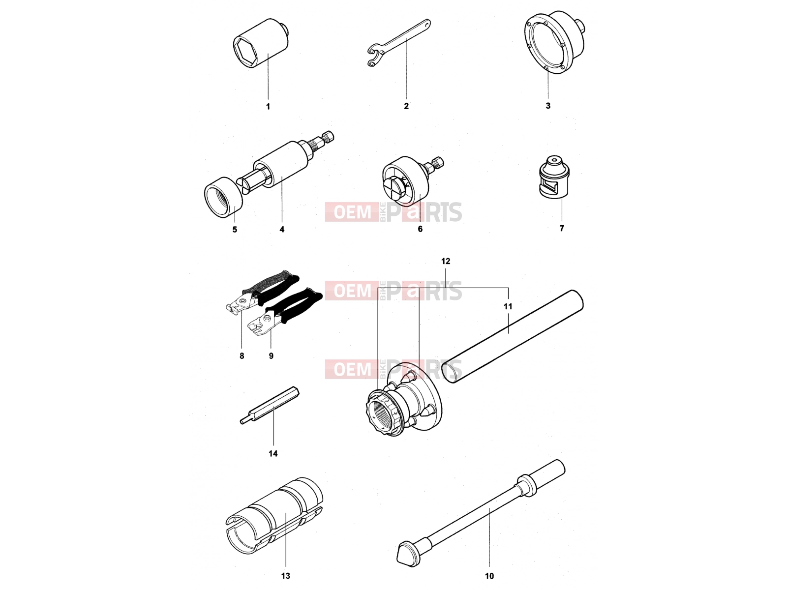 MV Agusta 2004 F4 AGO Service Tools Frame 1