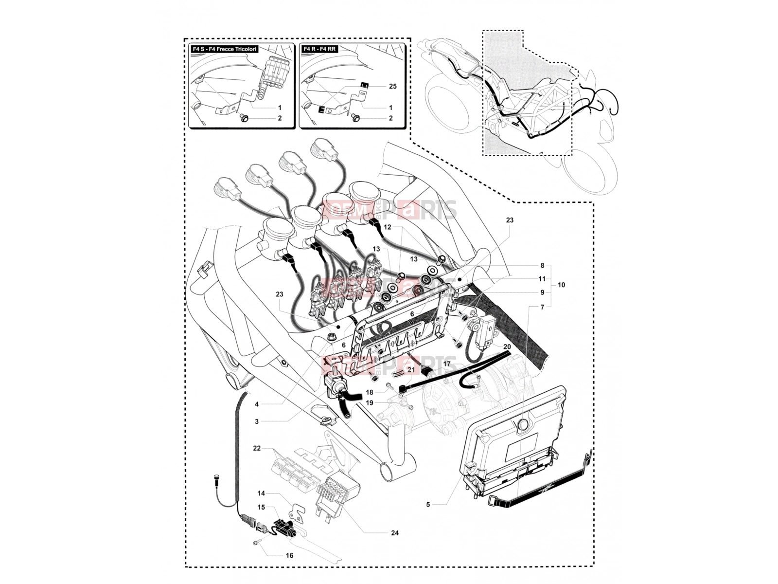 MV Agusta 2012 F4 RR ECU