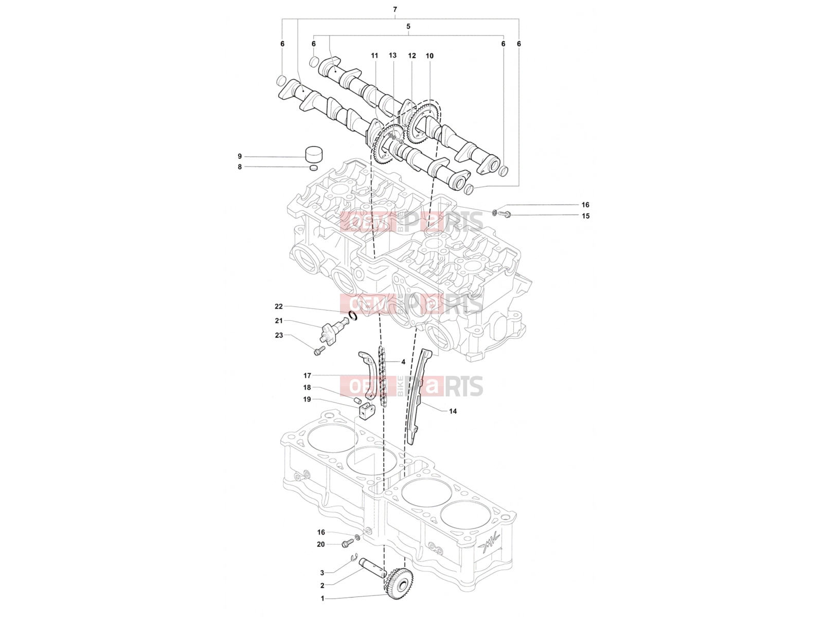 MV Agusta 2013-2015 F4 RR Timing System