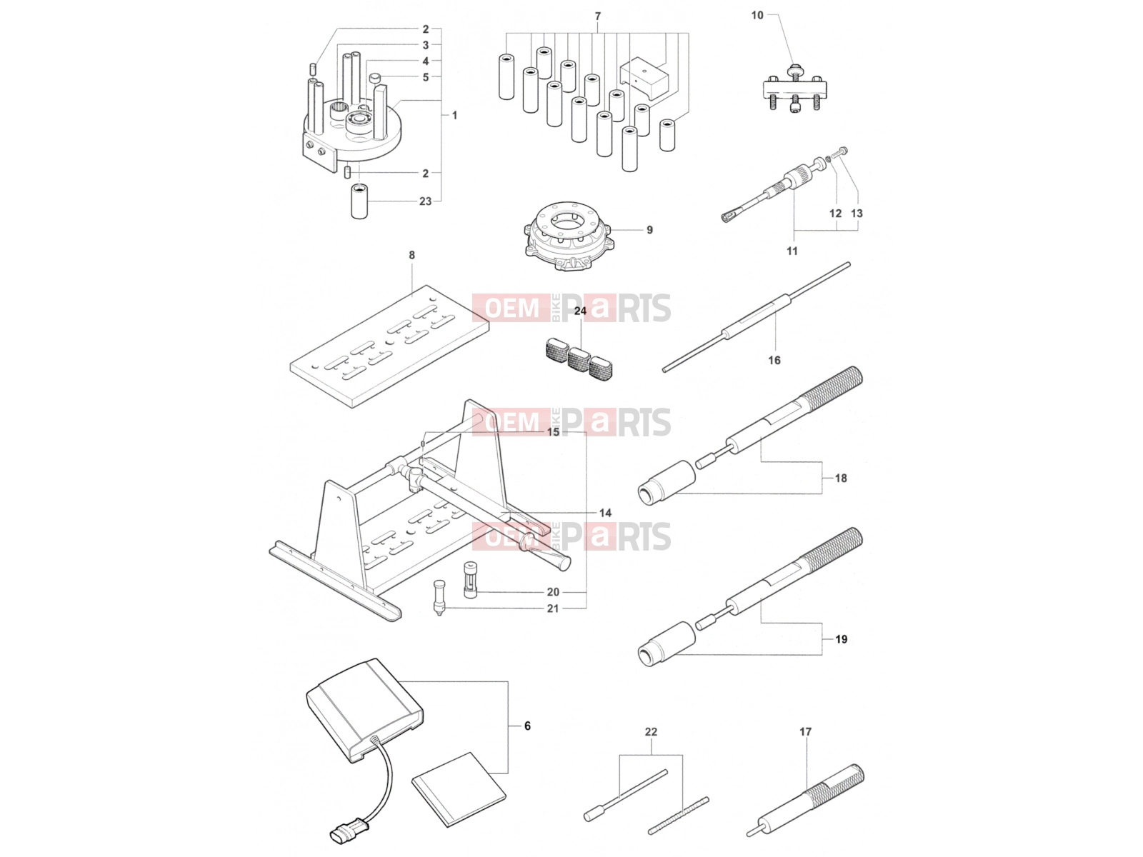 MV Agusta 2013-2015 F4 RR Service Tools Engine 1