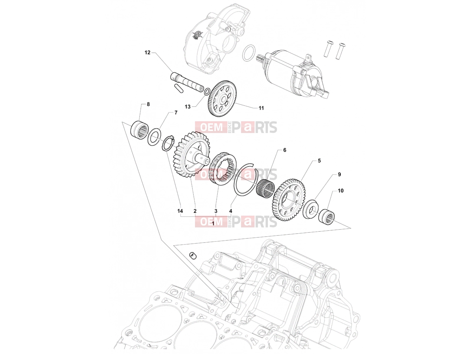 MV Agusta Rivale 800 Starting System