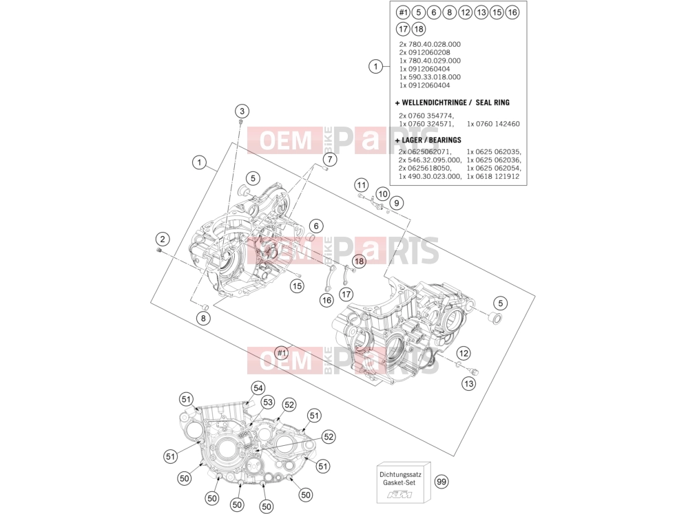 KTM 450 EXC       SIX DAYS (8403L2) [EU] 2012 ENGINE CASE|Engine|30