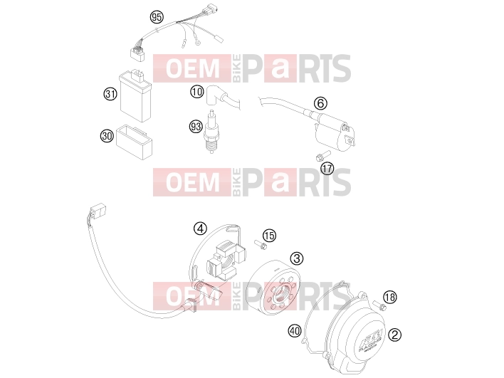 KTM 85 SX         19/16 (6001L9) [EU] 2012 IGNITION SYSTEM|Engine|39
