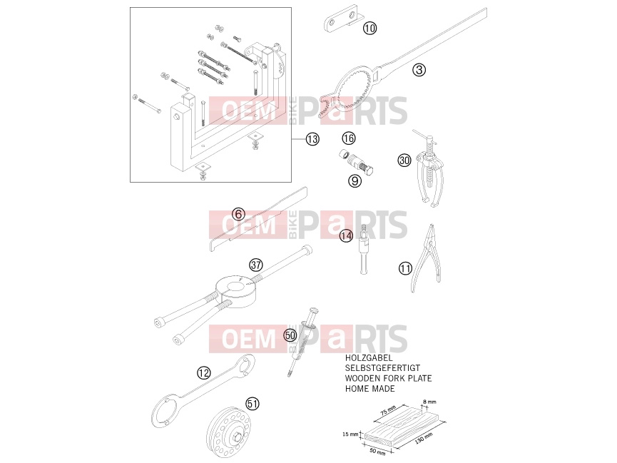 KTM 85 SX         17/14 (6001L8) [EU] 2012 Special tools (engine)|Engine|29