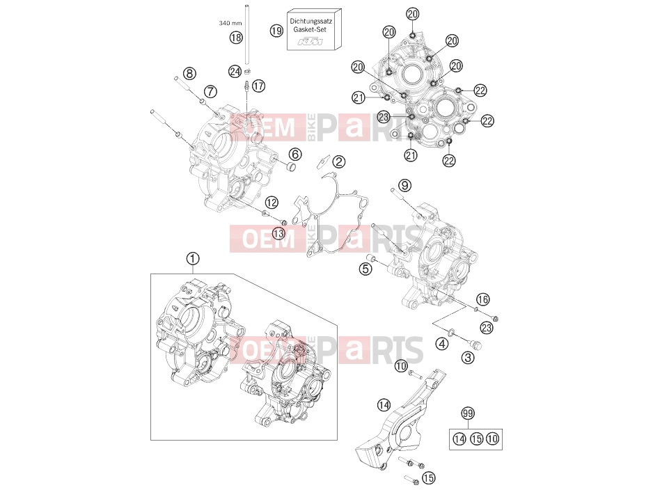 KTM 65 SX (6001L6) [EU] 2012 ENGINE CASE|Engine|30