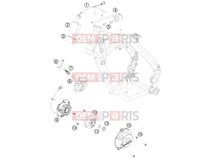 KTM 65 SX (6001L6) [EU] 2012 IGNITION SYSTEM|Engine|39