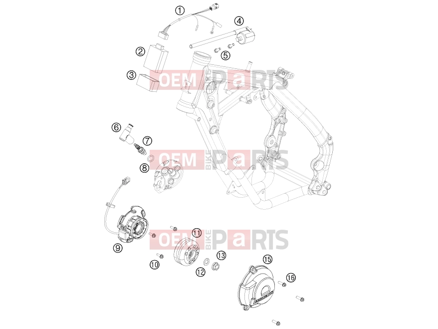 KTM 65 SX (6001K6) [EU] 2011 IGNITION SYSTEM|Engine|39