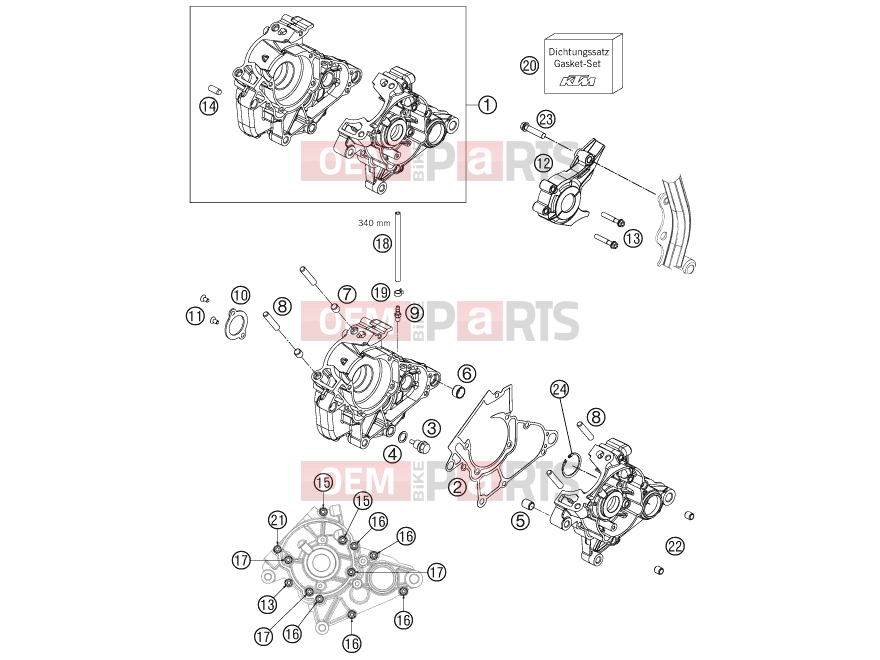 KTM 50 SX (6001K4) [EU] 2011 ENGINE CASE|Engine|30