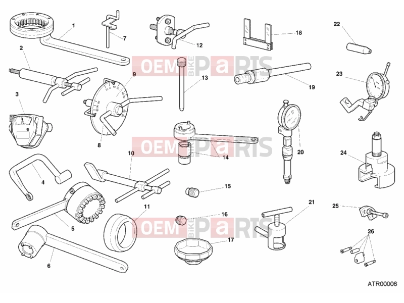 DUCATI 2006 Monster 400 WORKSHOP SERVICE TOOLS, ENGINE » UNCLASSIFIED
