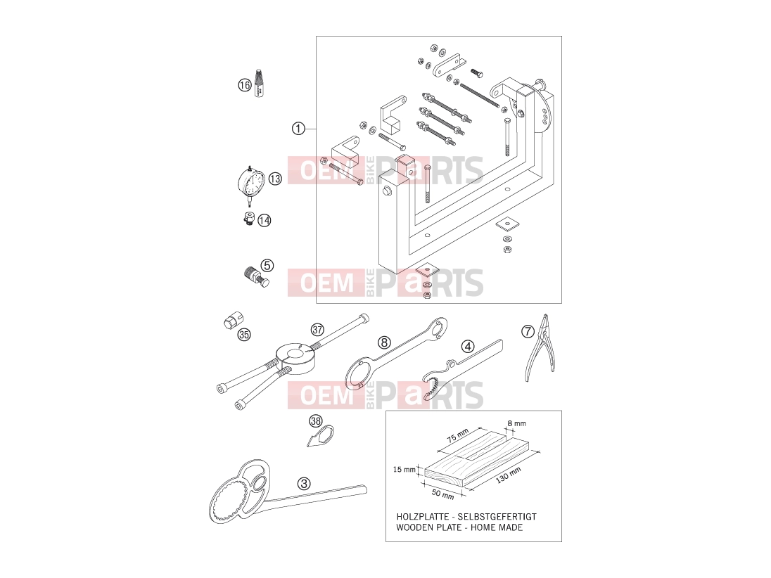 KTM 150 SX (6175I0) [US] 2009 Special tools (engine)|Engine|29