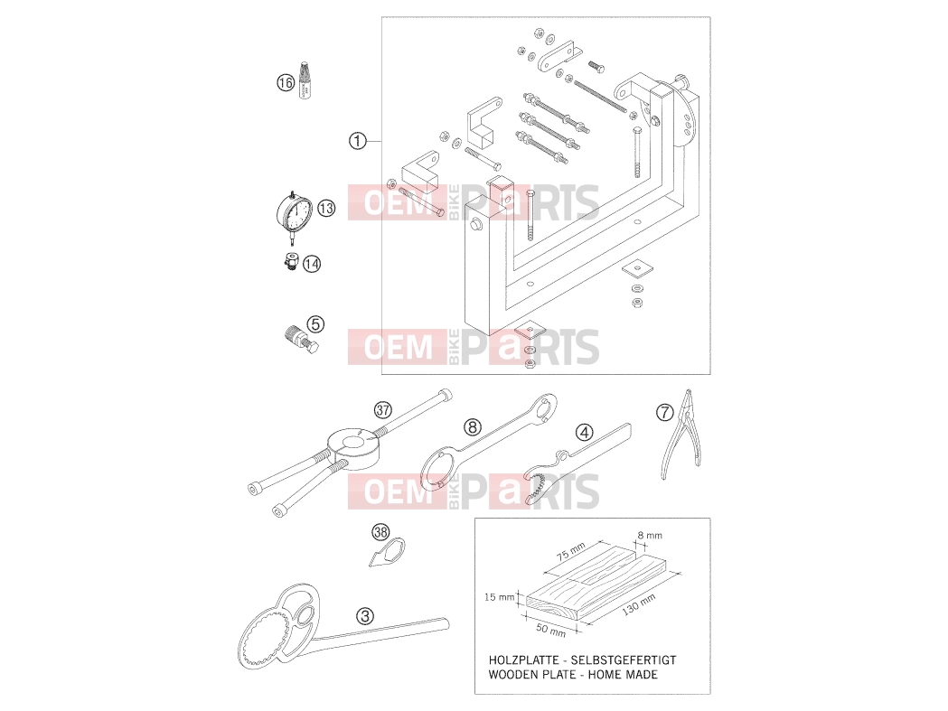 KTM 125 SX (6101F0) [EU] 2006 Special tools (engine)|Engine|29
