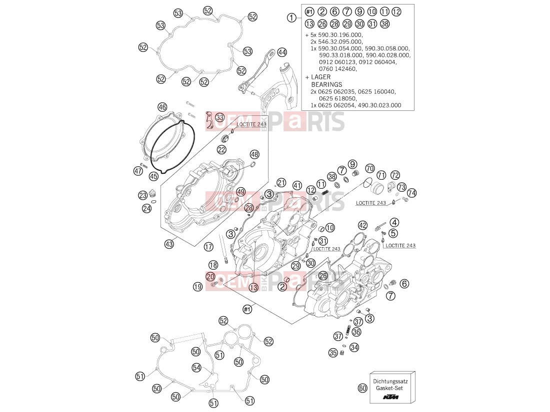 KTM 450 SXS (8400F1) [EU] 2006 ENGINE CASE|Engine|30