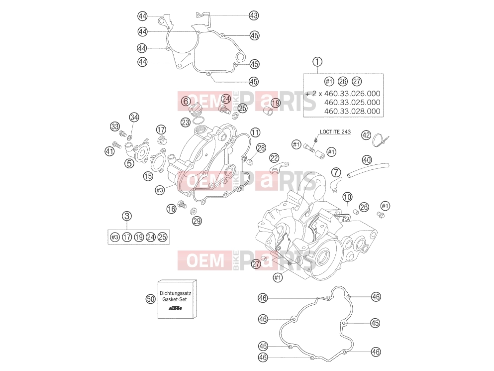 KTM 65 SX (6001F6) [EU] 2006 ENGINE CASE|Engine|30