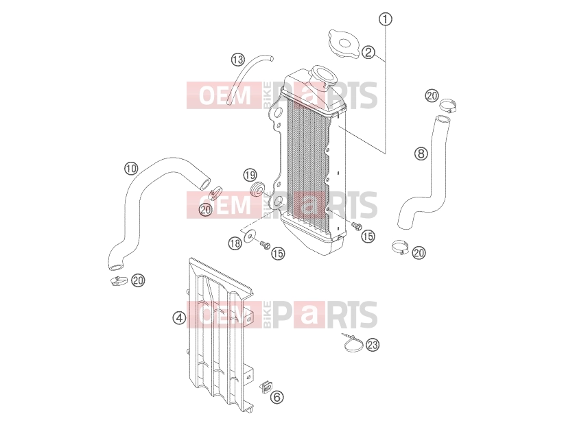 KTM 65 SX (6001F6) [EU] 2006 COOLING SYSTEM|Engine|35