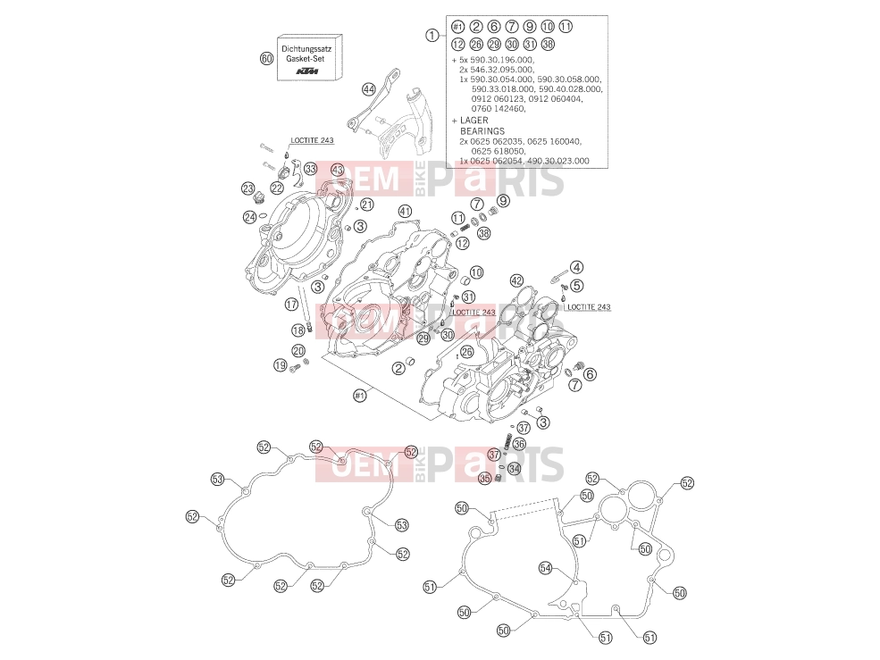 KTM 250 EXC RACING (8103E3) [EU] 2005 ENGINE CASE|Engine|30