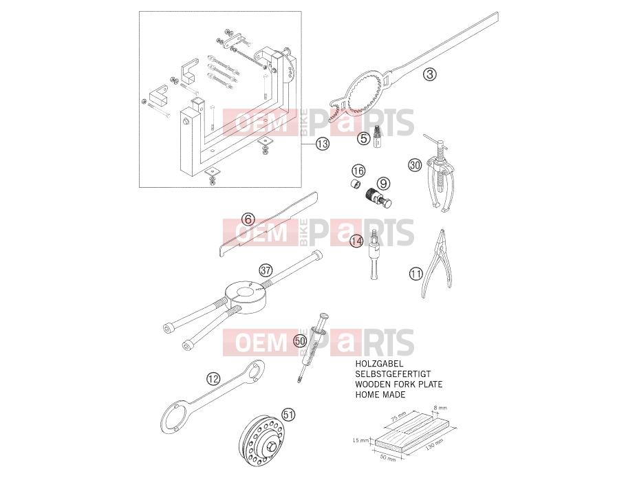 KTM 85 SX          19/16 (6001E9) [EU] 2005 Special tools (engine)|Engine|29