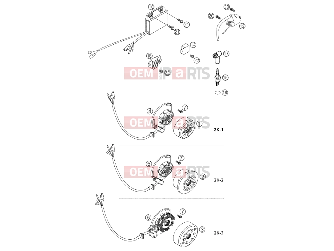 KTM 200 SX (620130) [EU] 2003 IGNITION SYSTEM|Engine|39