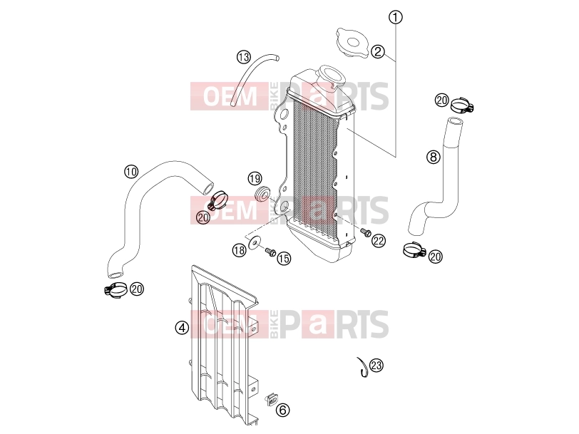 KTM 65 SX (600136) [EU] 2003 COOLING SYSTEM|Engine|35