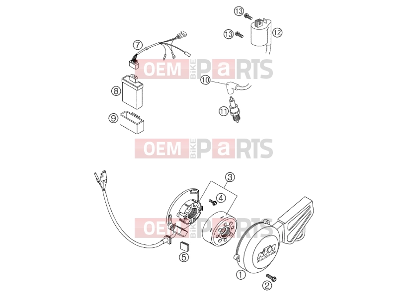 KTM 65 SX (600136) [EU] 2003 IGNITION SYSTEM|Engine|39