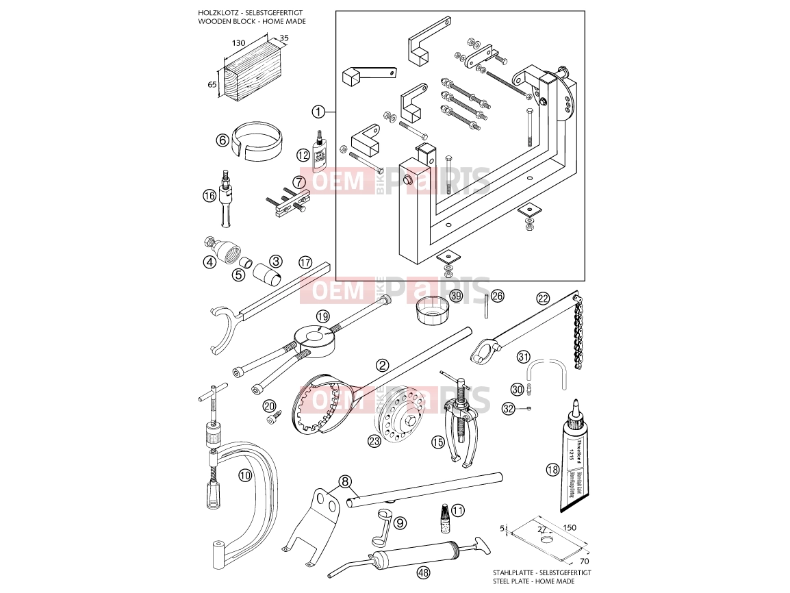 KTM 640 LC4-E ROT (970326) [EU] 2002 Special tools (engine)|Engine|29