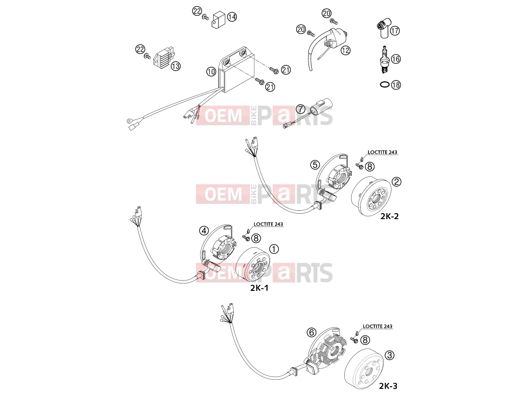 KTM 380 SX (650120) [EU] 2002 IGNITION SYSTEM|Engine|39