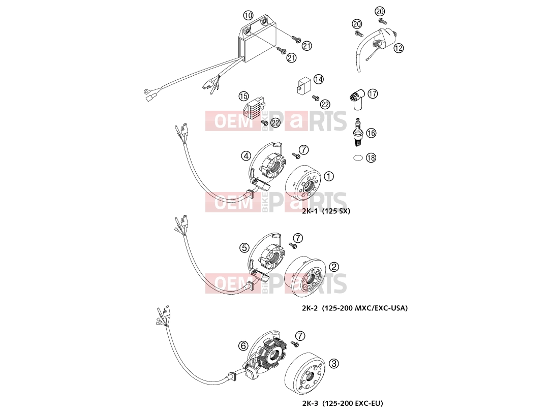 KTM 125 SX (610120) [EU] 2002 IGNITION SYSTEM|Engine|39