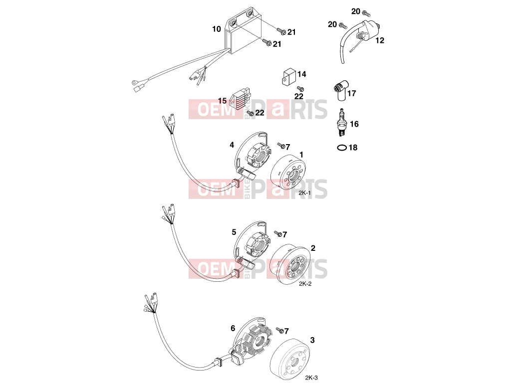 KTM 125 SX (610200) [EU] 2000 Engine » IGNITION SYSTEM