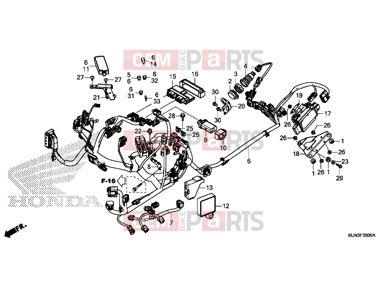 HONDA CTX1300A 2016 F-38 WIRE HARNESS