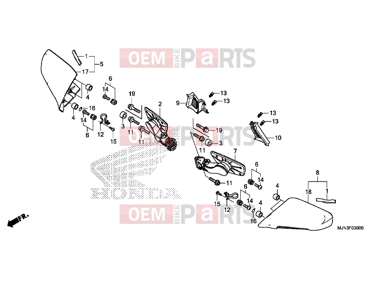 HONDA CTX1300A 2016 F-3 MIRROR