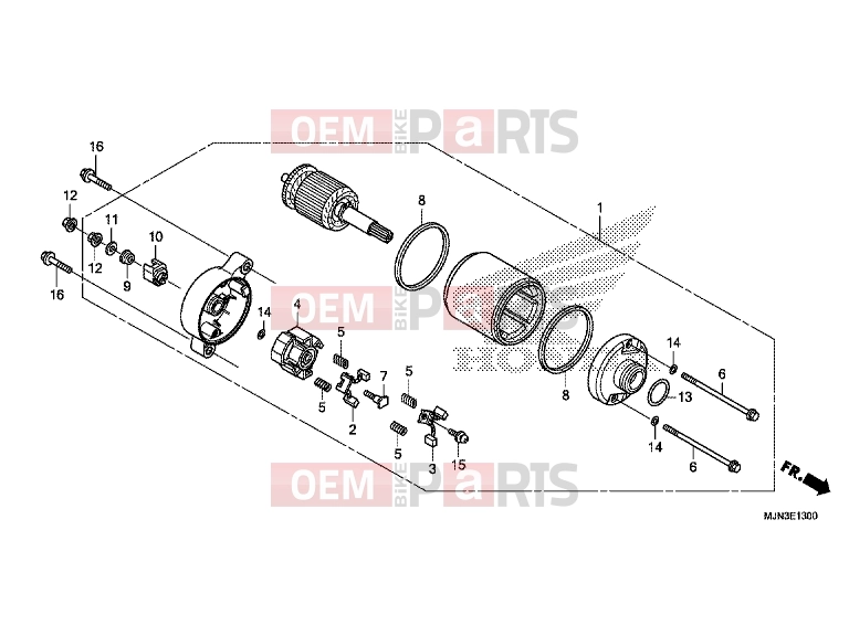 HONDA CTX1300A 2016 E-13 STARTING MOTOR