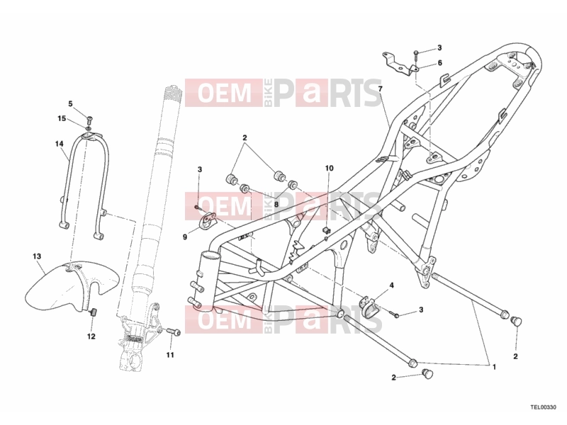 DUCATI 2006 Sportclassic Paul Smart FRAME » FRAME