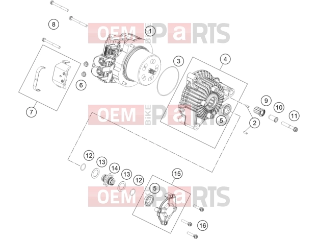 KTM SX-E 5 (F3001T6) [EU] 2020 ENGINE CASE|Engine|30