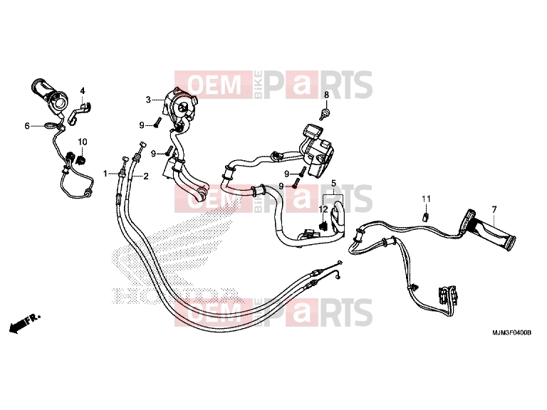 HONDA VFR800F 2016 F-4 SWITCH / CABLE