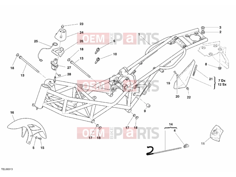 DUCATI 2006 Monster S2R 800 FRAME » FRAME