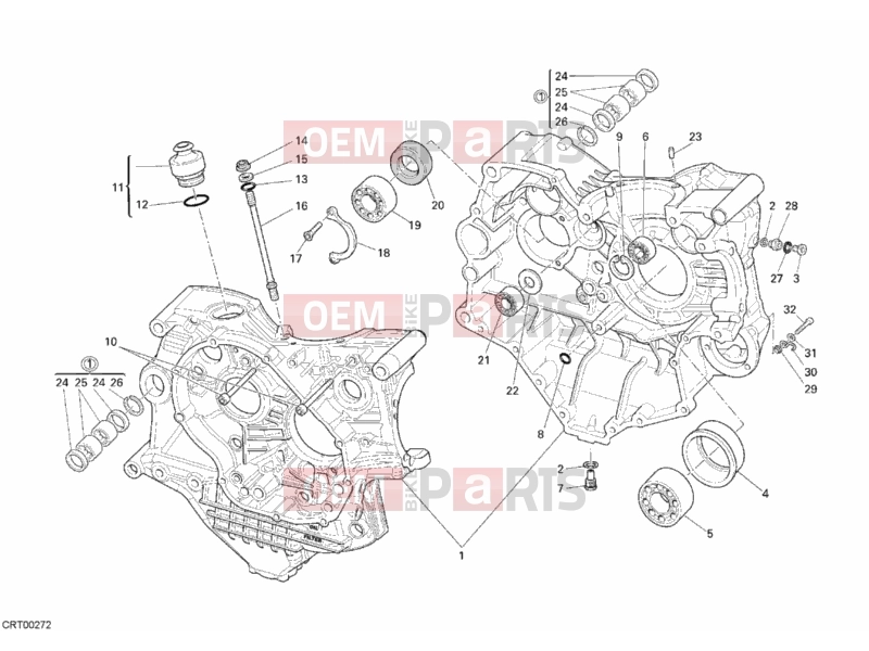 DUCATI 2006 Monster S4RS CRANKCASE » ENGINE CASE
