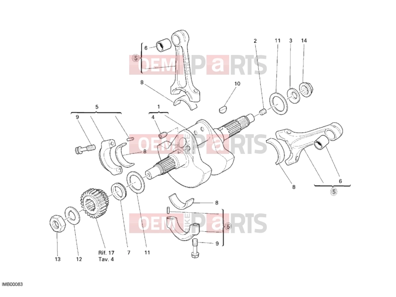 DUCATI 2006 Monster S4RS CRANKSHAFT » ENGINE CASE