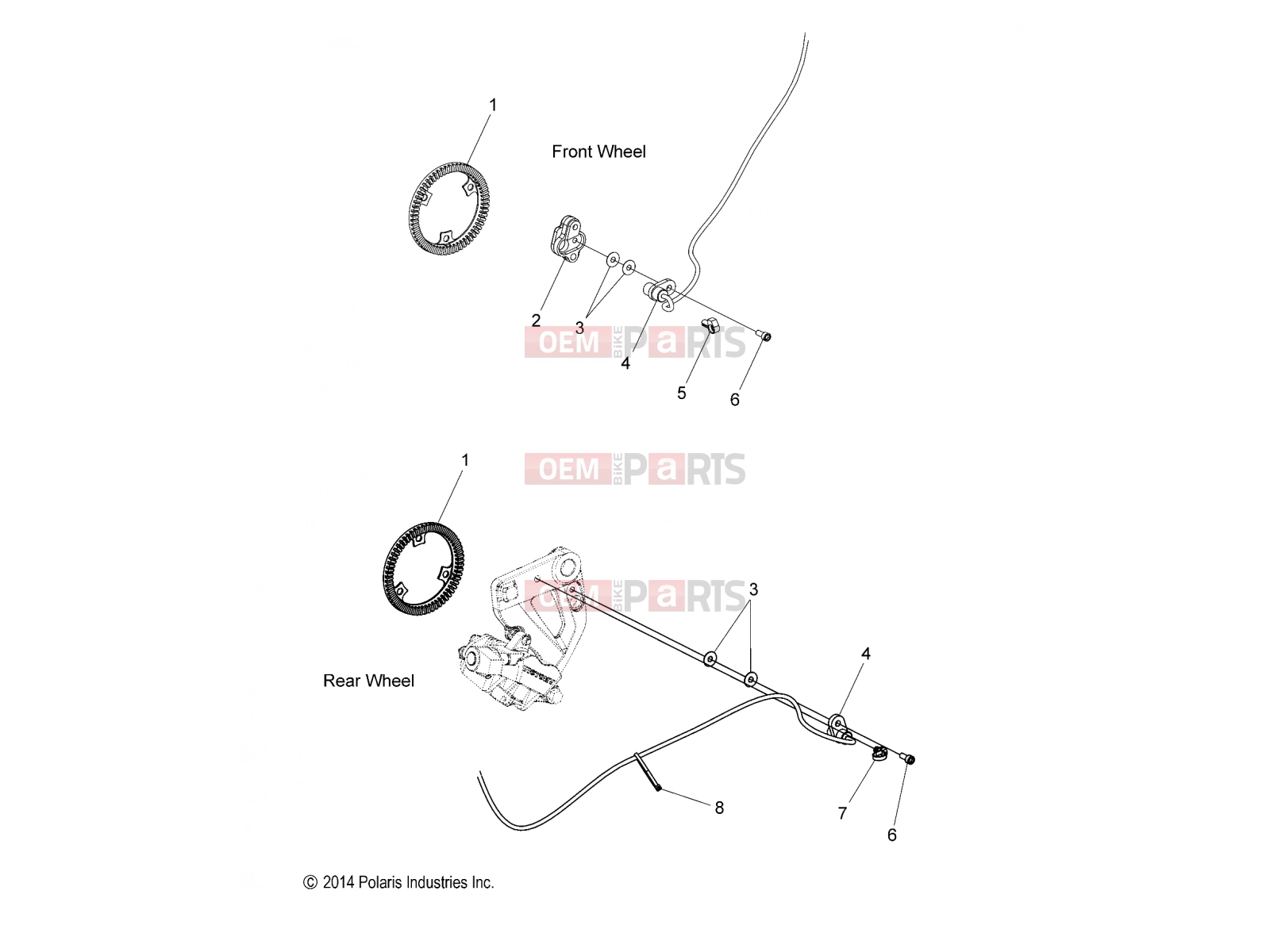 VICTORY 2015 BOARDWALK, INTL (V15RW36EE) ELECTRICAL » ELECTRICAL, SPEED SENSOR ASM. - (49VICSENSOR15LW)