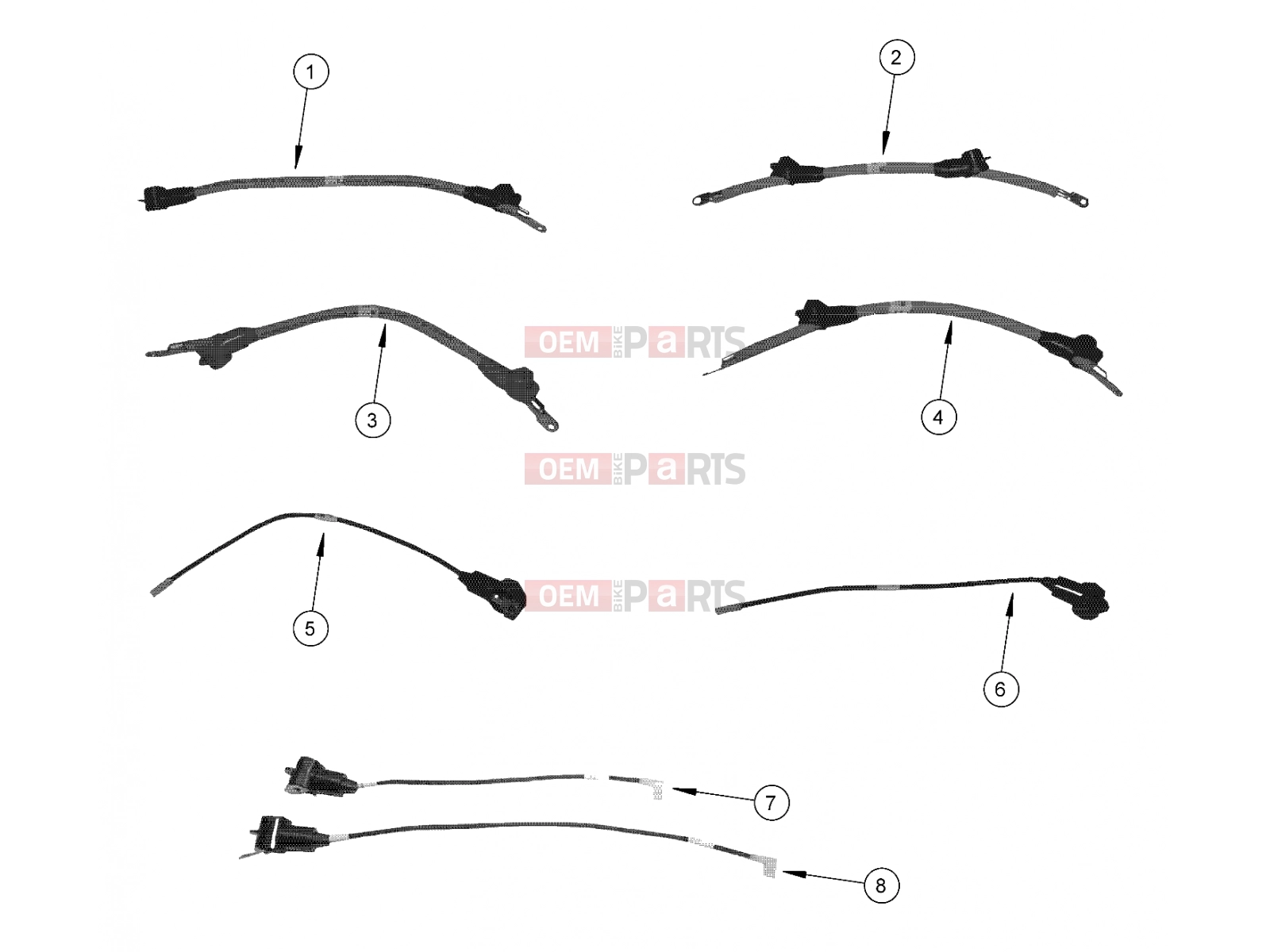 Polaris 2011 LEV GEM - e2/e4/e6/eS/eL/eLXD ELECTRICAL » ELECTRICAL, CABLES, WITH COOLING PACKAGE - (49GEMELECTRICAL11CABLESE2)