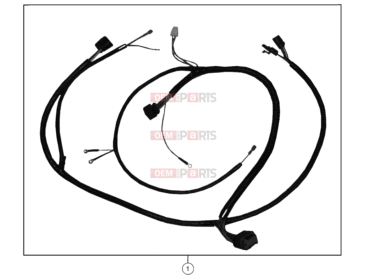 Polaris 2011 LEV GEM - e2/e4/e6/eS/eL/eLXD EUROPEAN COMPONENTS | EUROPEAN COMPONENTS, WIRE HARNESS, CONTROLLER, EU - e2/e4/eS/eL/eLXD (49GEMEUROCOMPS11HARNESS)
